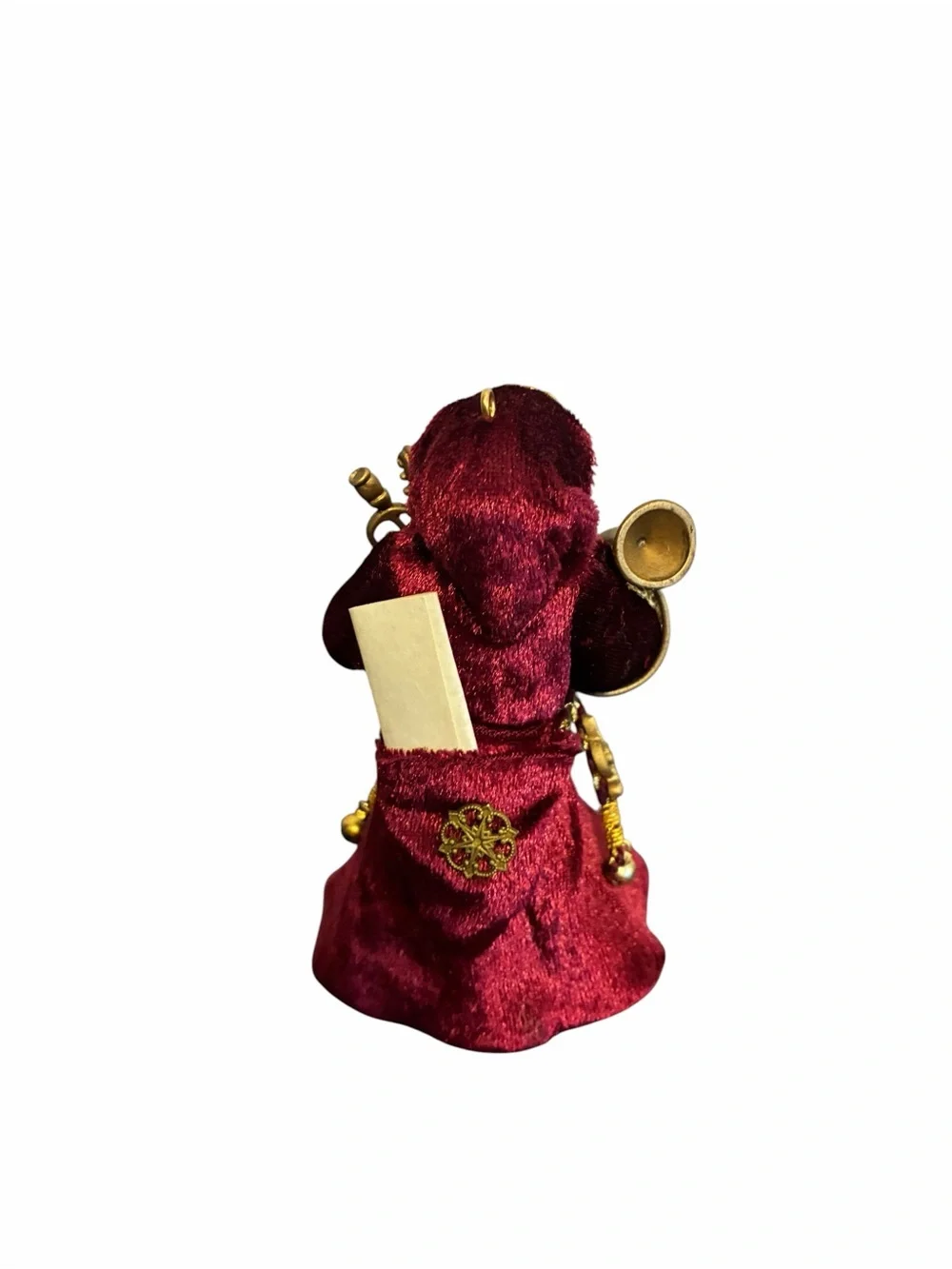 Hallmark Keepsake Father Christmas Ornament 2005 2nd in Series Burgundy Velvet
